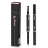 Eyebrow Pencil 2 Packs, Waterproof Smudge-Proof Brow Pencil with Brow Brush, Automatic Eye Brow Makeup Kit, Light Brown1