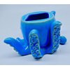 Bath and Body Works Blue Ceramic Octopus Foaming Hand Soap Holder Sleeve