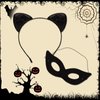 ACO-UINT Cat Ears Headband and Cat Mask Set, Black Cat Hairband Cat Mask Costume Cat Birthday Party Decoration, Party Favors Halloween Mask for Adult