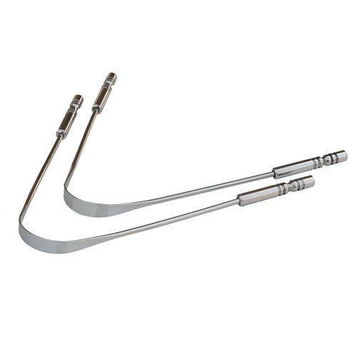 Stainless Steel Tongue Cleaner, Set of 2 for Bad Breath Treatment - Surgical Grade
