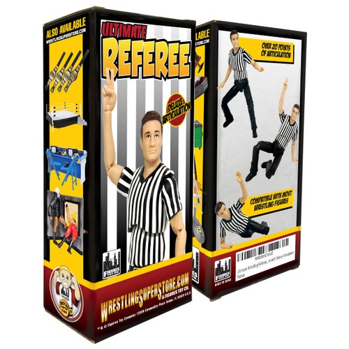Ultimate Referee with Deluxe Articulation for Wrestling Action Figures