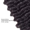 26 28 30 Inch Deep Wave Human Hair Bundles Natural Color 8A Brazilian Unprocessed Virgin Remy Hair 3 Bundles Deep Wave Bundles Human Hair Extensions Deep Curly Bundles