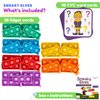 The Fidget Game Sneaky Elves CVC Sight Words Game, Mini Pop Sensory Toy to Learn and Spell, Educational Kindergarten Classroom Activities, Multisensory Reading and Phonics Flash Cards for 3+ Years