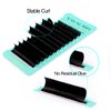 Eyelash Extension Supplies C Curl 0.07 Rapid Volume Lash Extensions Easy Fan 3D 4D 5D 6D 7D 10D Automatic Blooming Flower Lashes Self Fanning Lashes Russian Volume Individual Lashes （C-0.07,9mm）