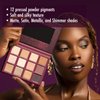 Black Radiance Brilliant Effects Eye Shadow Palette, 12 Intense Ultra Pigmented Powder, Buildable & Blendable Versatile Satin to Shimmer Finishes, Cruelty-Free & Vegan - Starstruck