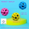 JIANLEKE Spaceballs Super Bouncy Balls, Rubber Bouncing Ball, Perfect for Children and Adults to Play Indoors and Outdoors as a Sensory Ball and Stress Relieving Toy // 1 Set of 6 Space Ball