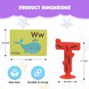 Alphabet Letters Learning Suction Toys: ABC Silicone Baby Bath Toys, Bathtub/Windows/Car/Travel Toys for Toddlers 1-3, Preschool Educational Montessori Sensory Toys for 1/2/3 Year Old