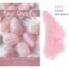 Gua Sha Massage Tool for Scraping Facial and Body Skin Massage made of Rose Quartz Stone for Acupressure Scrapper Gua Sha Facial Tools (wing)