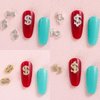 30PCS Money Dollar Nail Charms Silver and Gold 3D Alloy Dollar Money Nail Art Charms with Rhinestones for Women Nail Decoration DIY Design Crystals Shiny Nail Gem Jewelry Manicure