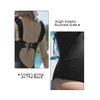 Summer Mae Maternity Swimsuit V-Neck One Piece Swimsuit Ruffled Lace Up Monokini Black M