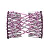 FXQHAN Women Magic Hair Comb Bead Stretchy Hair Combs Double Slide Metal multifunctional Comb Clip Hairpins For women-4pcs
