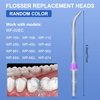 Oral Hygiene Accessories Standard Water Hose Plastic Handle with Water Flosser Replacement Jet Tip, Compatible with Waterpik Oral Irrigator WP-100 WP-300 WP-660 WP-900 (4 Pieces)