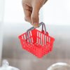 Mini Plastic Baskets 10Pcs Mini Shopping Basket with Handles Grocery Basket Small Toy Kitchen Basket for Party Favors Kitchen Toys Dollhouse Accessories