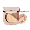 Face Compact Powder Makeup ，Pressed Powder Long Lasting Oil Control Waterproof Sweatproof Powder，Makeup for Flawless Finish All Day，Christmas date artifact （8030）