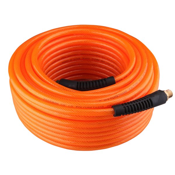 Freeman P1450RPU 1/4" x 50' Polyurethane Air Hose with Field Repairable Ends