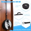 Brebebe Door Anchor Strap for Resistance Bands Exercises, Multi Point Anchor Gym Attachment for Home Fitness, Portable Workout Equipment