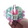 Novelty Crown Bird Hair Clip,Acetate Claw Clips,Hair Clips for Women,Green