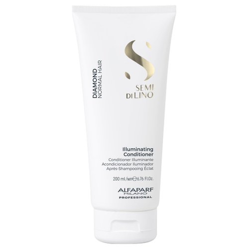 Alfaparf Milano Semi Di Lino Diamond Illuminating Conditioner - Moisturizing Conditioner For Normal and Color Treated Hair - Sulfate & Paraben Free Professional Hair Care (6.76 oz)
