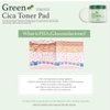123 UBuy Shop_Korea Green CICA Toner Pad 70 Pads (150ml) Hypoallergenic Facial Toner Pad, Making Your Dry and Sensitive Skin Moist and Soft.