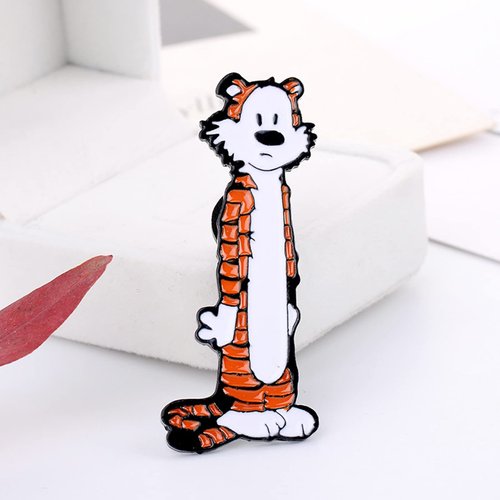 LUKGELYAM Cute Enamel Pins Cartoon Lapel Pin Brooch Badge for Backpack Jackets Funny Tiger Pins for Gift DIY Accessory Clothing Bookbags Hat Decoration