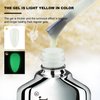 Fokostar Glow in the Dark Nail Gel Polish Translucent Color Changing, 0.5 fl oz Nail Art Neon Top Coat for Women