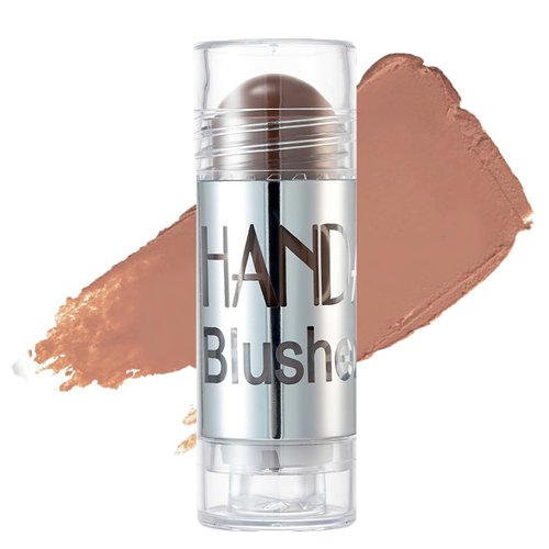 MIELIKKI Cream Blush Stick for Cheeks, Waterproof Blush Makeup, Luxuriously Blendable Color, Natural Finish Multi-Stick, Moisturizing Creamy Formula, Long Lasting, 08