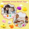 LENYOQIN 100 Pcs Kawaii Squishies, Mochi Squishy Toys for Kids Party Favors, Mini Sensory Stress Relief Goodie Bags Novelty Toy, Classroom Prizes , Christmas Stocking, Birthday/Xmas Gifts (Random)