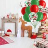 HADCKJA Red Balloons Green Balloons Confetti Balloons Latex Balloon for Christmas Party Supplies Decorations Birthday Decorations Wedding Anniversary Decorations Shower Decorations 12Pcs
