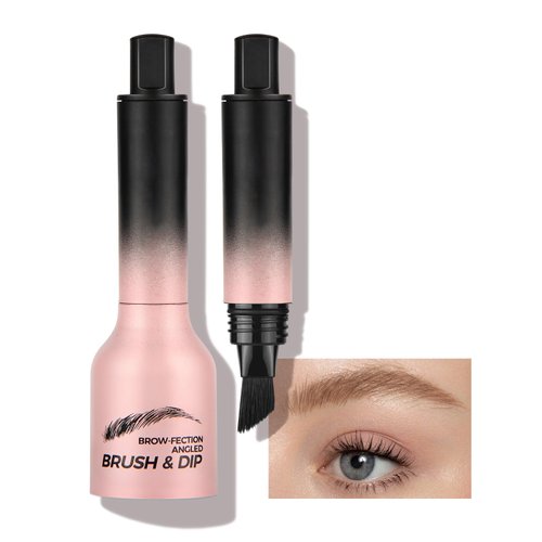 Anglicolor Liquid Microblading Eyebrow Pen,Square Angled Eyebrow Brush Hair-Like Strokes Easy To Color Long Lasting Quick Drying Natural Shaping Outlining Filling Brow for Beginners (#01Blond)