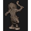 Mythic Earth Western Federation Cheyenne Dog Soldiers with Clubs 5 Metal Miniature Figures Set MSMA83
