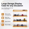 cxiiuui 1/64 Scale Display Case 3-Tiers Diecast Car Garage Display Case 15 Parking Space Model Car Show Case with Acrylic Cover