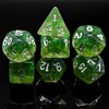 Laochoes Role Playing Dice,D&D RPG Dice,Dungeons and Dragons Dice Set,Mystery Dice,Polyhedral Dice,10 Sided Dice,D20 (Green)