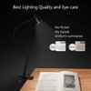 CeSunlight Clamp Desk Lamp, Clip on Reading Light, 3000-6500K Adjustable Color Temperature, 6 Illumination Modes, 10 Led Beads (Black)