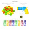Runske 60Pcs Cat Toys Combination Set,Cat Plush Balls Toy,Cat Toy Gun Launcher,Cat Spring Toys,Catnip Ball,Cat Interactive Entertainment Toys,Cat Exercise Toys,Cat's Favorite Toy