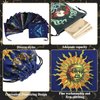 Kacctyen 16 Pcs Tarot Card Velvet Storage Bag Bulk Tarot Card Bag Velvet Drawstring Bag Dice Tarot Card Holder Jewelry Pouch for Enthusiasts Hand Gift Bags, 7.1 x 5.9 Inches