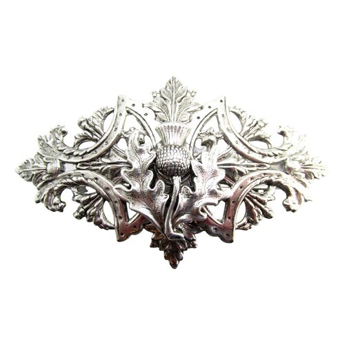 Scottish Thistle Hair Clip For Thick Hair Angelina Verbuni Thistles Barrettes Bridal Hair barrette Outlander