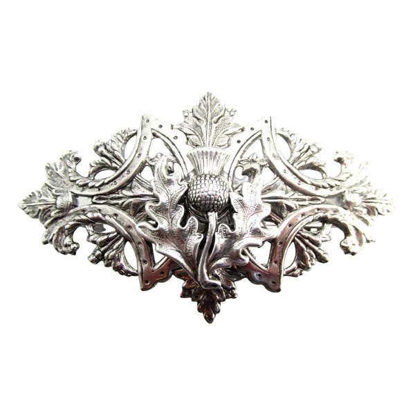 Scottish Thistle Hair Clip For Thick Hair Angelina Verbuni Thistles Barrettes Bridal Hair barrette Outlander