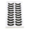 SYlashes False Eyelashes 16mm Faux Mink Lashes Fluffy Thick Crossed Soft Luxury Volume Fake Lashes 10 Pairs Pack