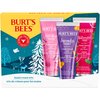Burt's Bees Christmas Gifts, 3 Body Skincare Stocking Stuffers, Shea Butter Hand Cream Trio Set - Lavender Honey, Watermelon Mint & Wild Rose Berry (3-Pack)