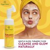 ORGANIC EXTRACT Turmeric Skin Brightening Face Wash – 5 fl oz / 150ml – Daily Moisturizer, Gentle Facial Cleanser for All Skins with Kojic Acid, Vitamin E, and Aloe Vera