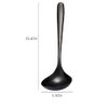 MBBITL 2-Pack Black Soup Ladle 304 Stainless Steel Spoon Kitchen Serving Sauce Server