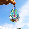 120mm Crystal Prism Suncatcher Window Hanging Sun Catchers AB Colored Crystals Faceted Prism Rainbow Maker Pendant