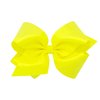 Wee Ones Girls' Sheer Iridescent and Grosgrain Overlay Hair Bow on a WeeStay Hair Clip, King, Ansi