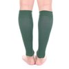 Doc Miller Calf Compression Sleeve Men and Women - 20-30mmHg Shin Splint Compression Sleeve Recover Varicose Veins, Torn Calf and Pain Relief - 1 Pair Calf Sleeves Dark Green Color - Medium Size