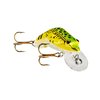 Rebel Wee Frog Fishing Lure, Chartreuse Frog, (3'-4' Cranking Depth)