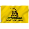 Anley Fly Breeze 3x5 Foot Don't Tread On Me Flag - Vivid Color and Fade proof - Canvas Header and Double Stitched - Flags Polyester with Brass Grommets 3 X 5 Ft