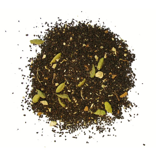 Cochin Masala Chai Tea, Includes Ceylon black tea, Ginger, Cardamom, Coriander, Cinnamon, and Black Pepper - 1 LB Bag