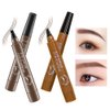 Eyebrow Pencil Microblading Eyebrow Pen Instant Lift Brow Pencil 4 Fork Tip Waterproof Eyebrow Pencil Fills Brows Makeup All-Day Natural Makeup Effect (Light Brown*2)
