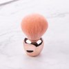 UNIMEIX Nail Dust Brush Round Head Nail Art Dust Powder Remover Cleaner Brush or Acrylic UV Gel Nail Arts Kabuki Nail Brushes For Cleaning (Rose)