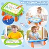 AuroTops 2pcs Magnetic Drawing Board Toddlers Toys, Magnetic Doodle Board Early Educational Learning Toy, Writing Painting Magnet Doodle Pad Toys for 3 4 5 Years Old Kids Boys Girls Birthday Gift
